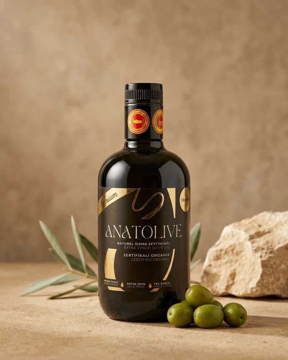 Anatolive Premium Memecik Organik Zeytinyağı
